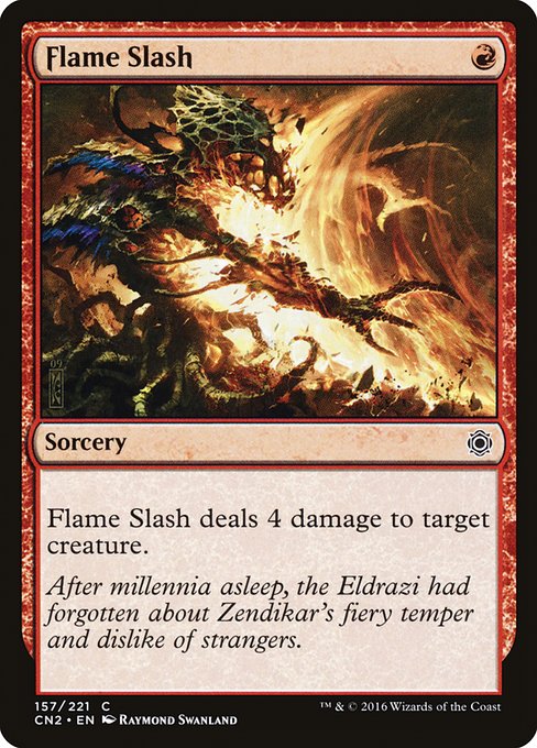 Flame Slash (157) [Conspiracy: Take the Crown]