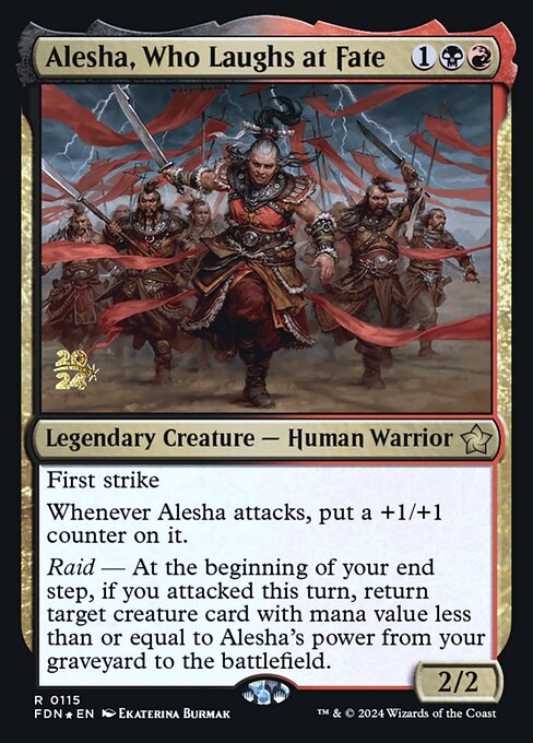 Alesha, Who Laughs at Fate (115s) [Foundations Promos]