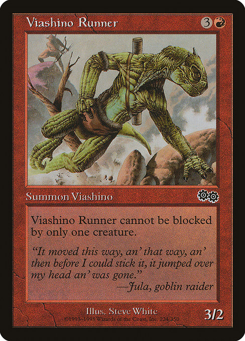 Viashino Runner (224) [Urza's Saga]