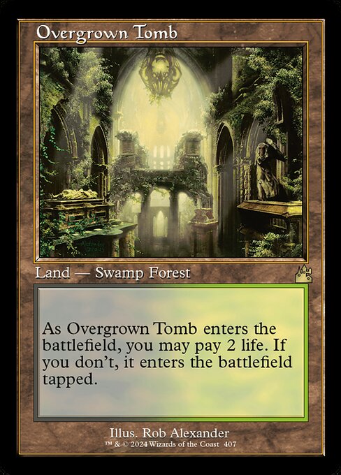 Overgrown Tomb (407) [Ravnica Remastered]