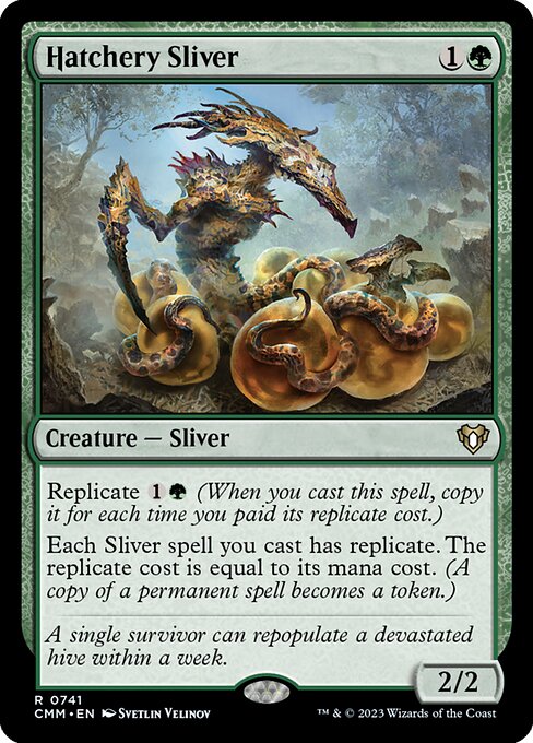 Hatchery Sliver (741) [Commander Masters]