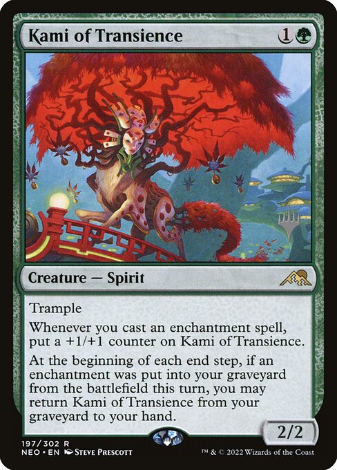 Kami of Transience (197p) [Kamigawa: Neon Dynasty Promos]