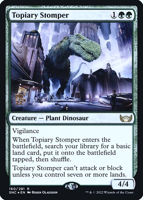 Topiary Stomper (160s) [Streets of New Capenna Promos]