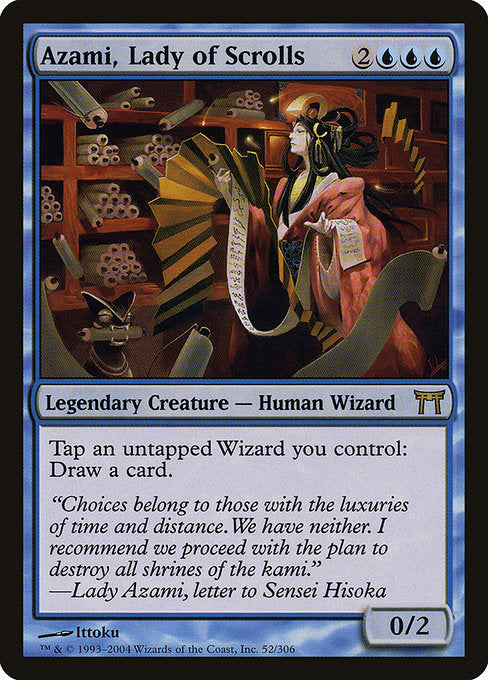 Azami, Lady of Scrolls (52) [Champions of Kamigawa]