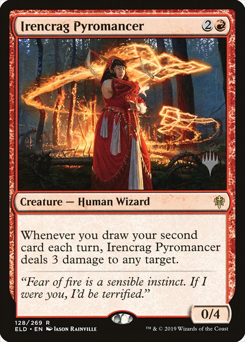 Irencrag Pyromancer (128p) [Throne of Eldraine Promos]