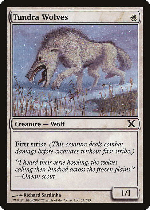 Tundra Wolves (54) [Tenth Edition]