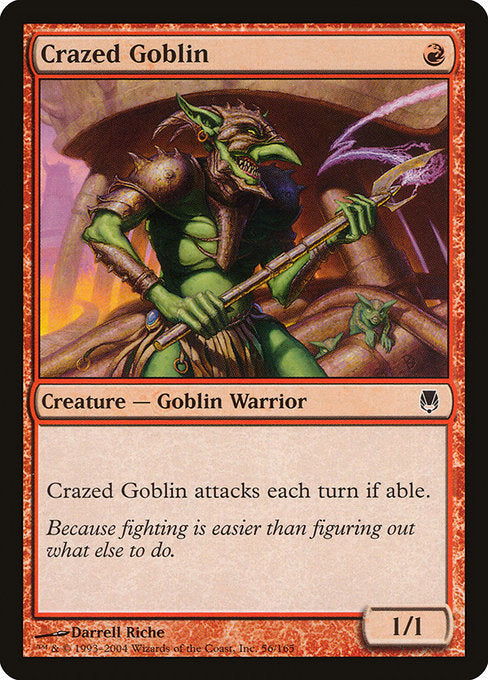 Crazed Goblin (56) [Darksteel]