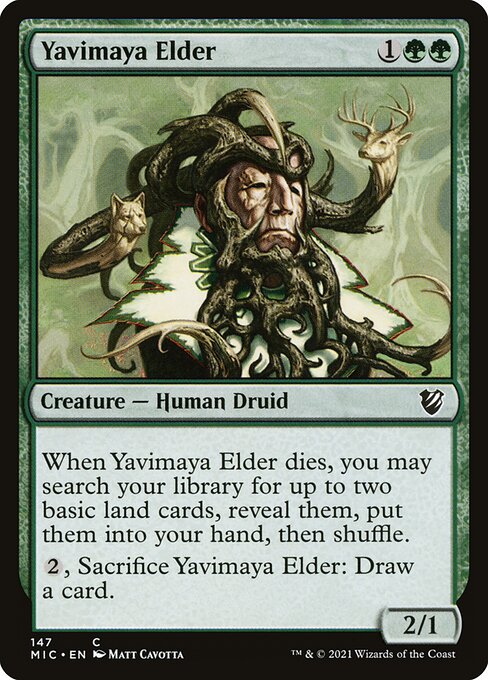 Yavimaya Elder (147) [Midnight Hunt Commander]