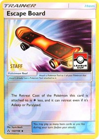 Escape Board - 122/156 (League Cup) [Staff] (122/156) [League and Championship Cards]