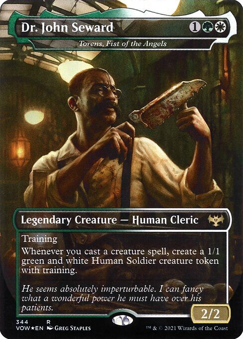 Torens, Fist of the Angels (344) [Innistrad: Crimson Vow] [Borderless]