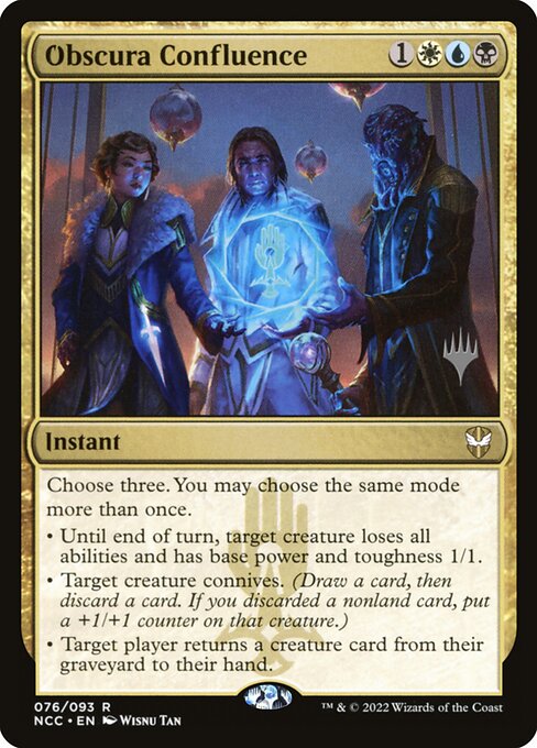 Obscura Confluence (76p) [New Capenna Commander Promos]