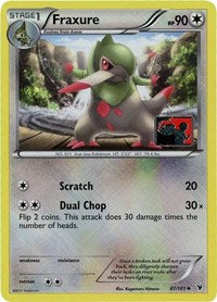Fraxure - 87/101 (League Promo) (087/101) [League and Championship Cards]