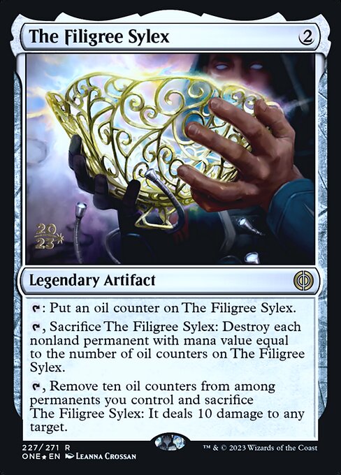 The Filigree Sylex (227s) [Phyrexia: All Will Be One Promos]