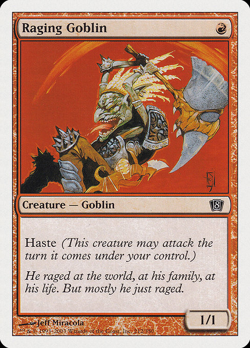 Raging Goblin (212) [Eighth Edition]