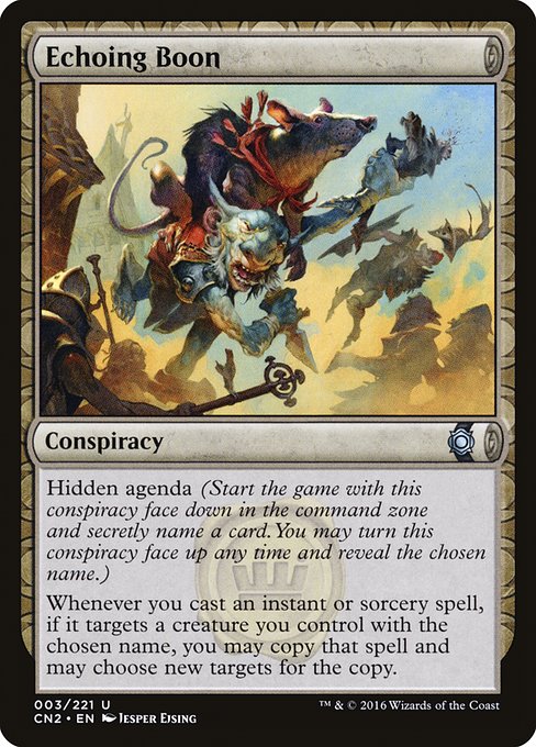 Echoing Boon (3) [Conspiracy: Take the Crown]