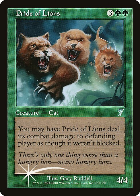 Pride of Lions (261★) [Seventh Edition]