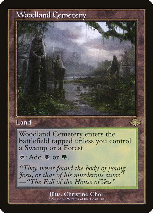 Woodland Cemetery (401) [Dominaria Remastered]