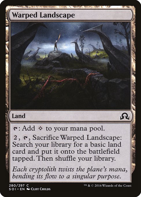 Warped Landscape (280) [Shadows over Innistrad]