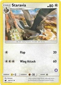 Staravia (4) (82/111) [SM Trainer Kit Alolan Sandslash and Alolan Ninetales]