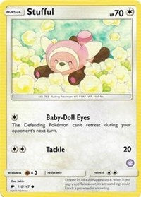 Stufful (12) (110/147) [SM Trainer Kit Alolan Sandslash and Alolan Ninetales]