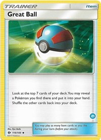 Great Ball (#21, Alolan Ninetales Half-Deck) (21/30) [SM Trainer Kit Alolan Sandslash and Alolan Ninetales]