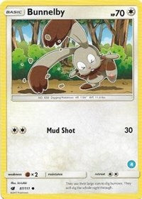 Bunnelby (4) (87/111) [SM Trainer Kit Alolan Sandslash and Alolan Ninetales]