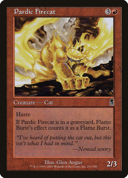 Pardic Firecat (211) [Odyssey]