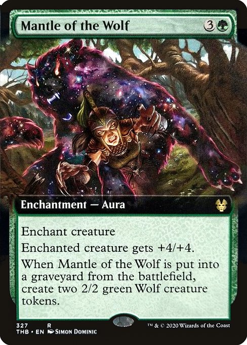 Mantle of the Wolf (327) [Theros Beyond Death] [Extended Art]