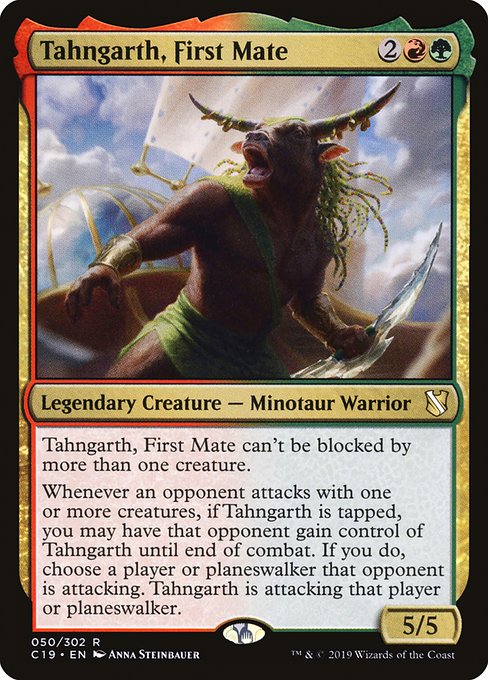 Tahngarth, First Mate (50) [Commander 2019]