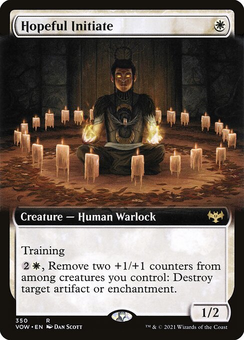 Hopeful Initiate (350) [Innistrad: Crimson Vow] [Extended Art]