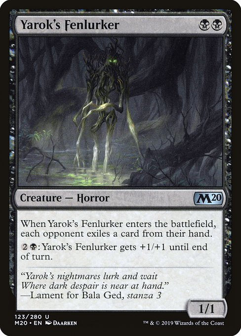 Yarok's Fenlurker (123) [Core Set 2020]