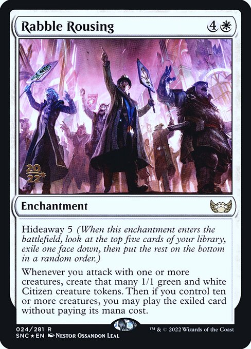 Rabble Rousing (24s) [Streets of New Capenna Promos]