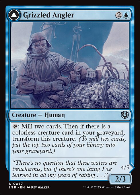 Grizzled Angler // Grisly Anglerfish (67) [Innistrad Remastered]