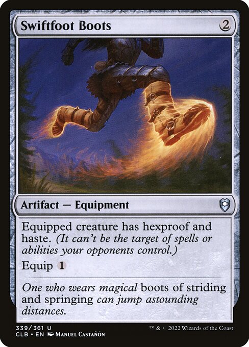 Swiftfoot Boots (339) [Commander Legends: Battle for Baldur's Gate]