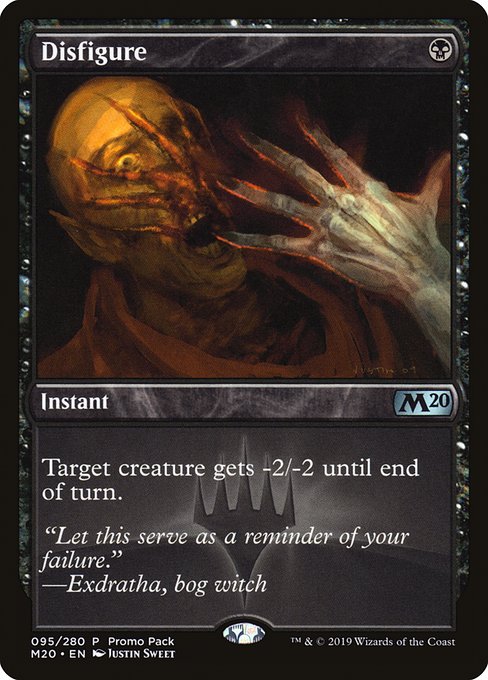 Disfigure (95) [Core Set 2020 Promos]