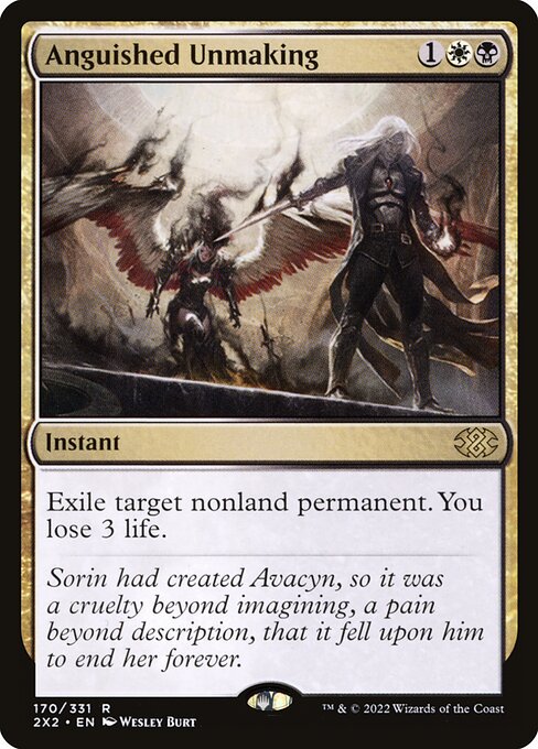 Anguished Unmaking (170) [Double Masters 2022]