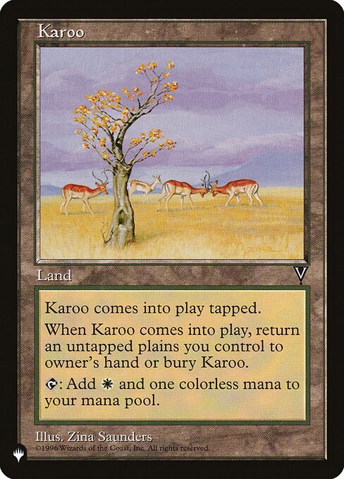 Karoo (VIS-165) [The List]