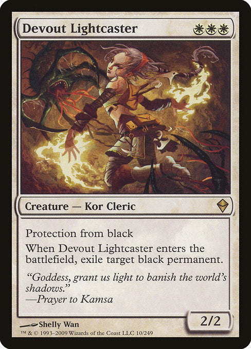 Devout Lightcaster (10) [Zendikar]