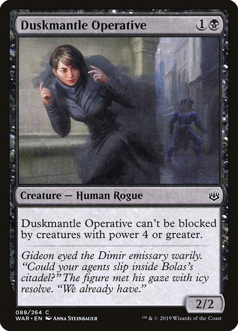 Duskmantle Operative (88) [War of the Spark]