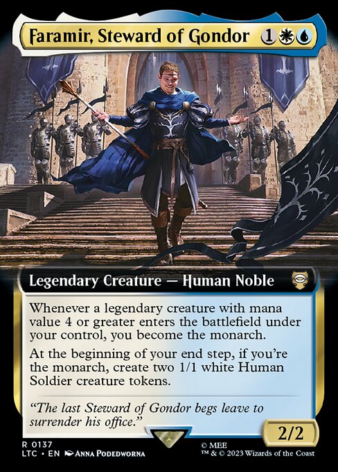 Faramir, Steward of Gondor (137) [Tales of Middle-earth Commander] [Extended Art]
