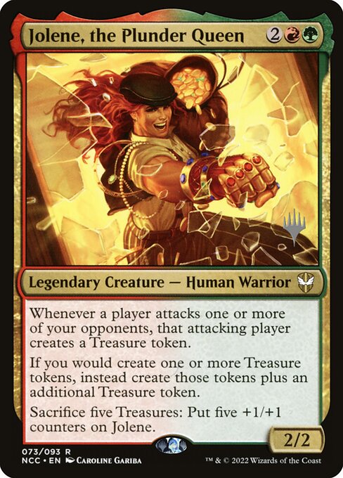 Jolene, the Plunder Queen (73p) [New Capenna Commander Promos]