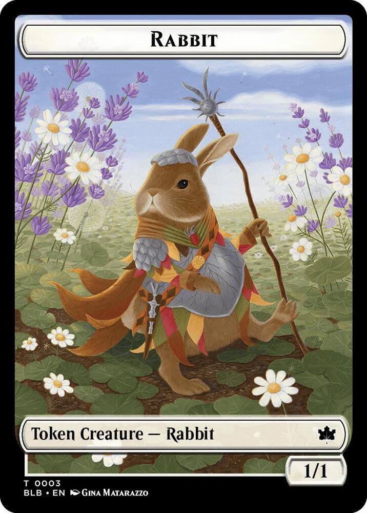 Rabbit Token (3) [Bloomburrow]