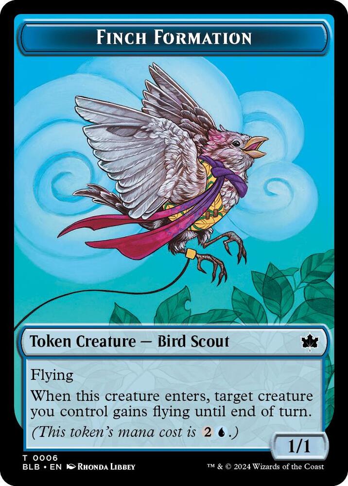 Finch Formation Token (6) [Bloomburrow]