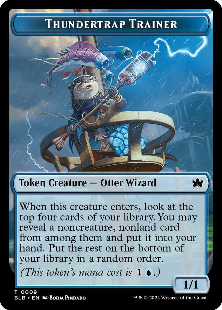 Thundertrap Trainer Token (9) [Bloomburrow]