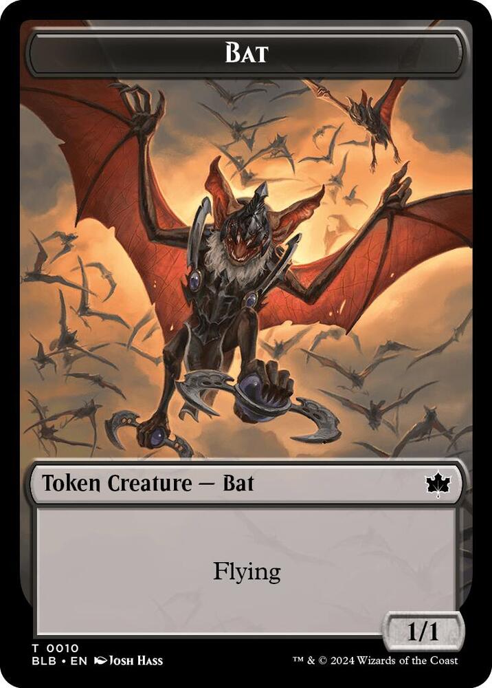 Bat Token (10) [Bloomburrow]