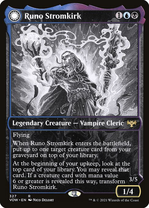 Runo Stromkirk // Krothuss, Lord of the Deep (327) [Innistrad: Crimson Vow] [Showcase]