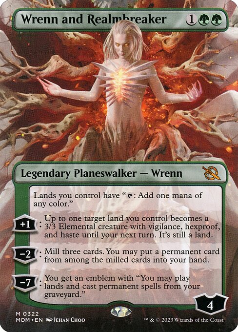 Wrenn and Realmbreaker (322) [March of the Machine] [Borderless]