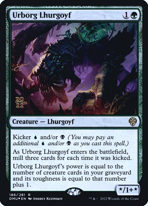 Urborg Lhurgoyf (186s) [Dominaria United Promos]