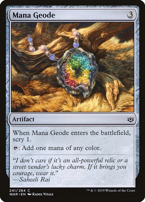 Mana Geode (241) [War of the Spark]