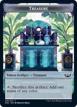 Treasure (016) // Citizen Double-Sided Token (16 // 12) [Streets of New Capenna]